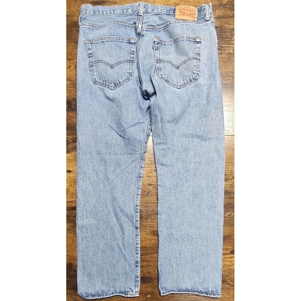 Levi's 501 Men's 36x30 Straight Leg Vintage Style Denim Blue‎ Jeans